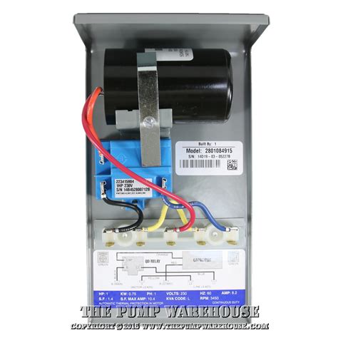 qd control box franklin electric 1 hp|franklin electric control box 2hp.